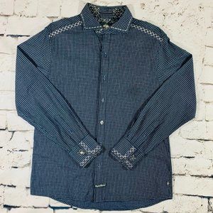 English Laundry checkered button down shirt